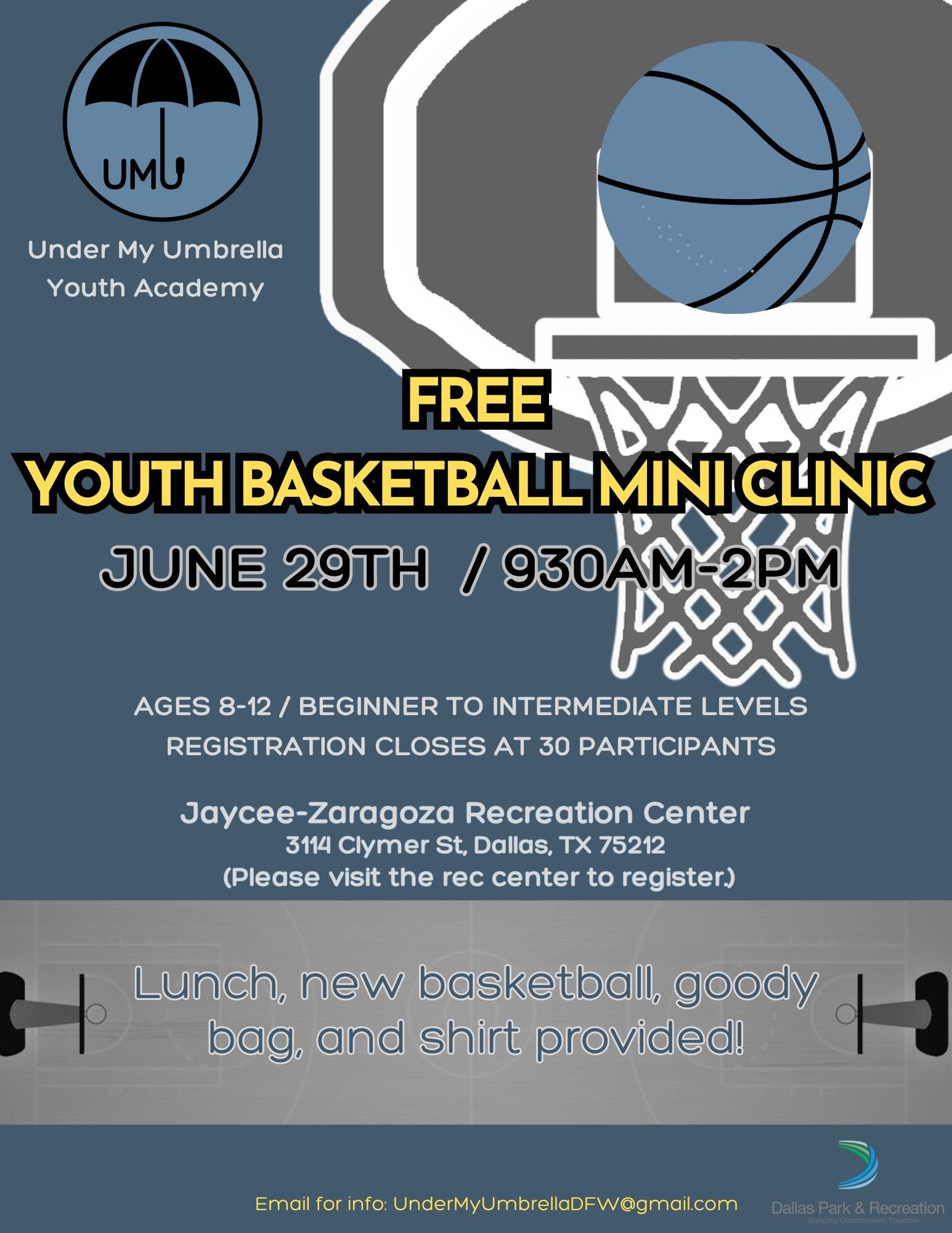 Free Youth Basketball Mini Clinic Dallas Free Press