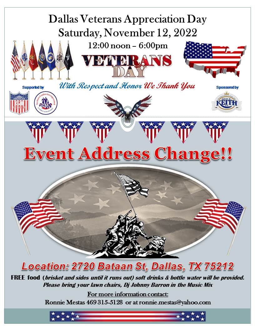 Dallas Veterans Appreciation Day Dallas Free Press