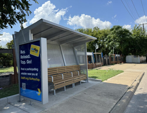 New DART bus shelters announce arrival times